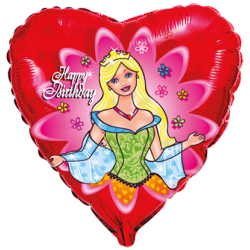Folinis balionas "HB princesė" (18" 45 cm.) - 1