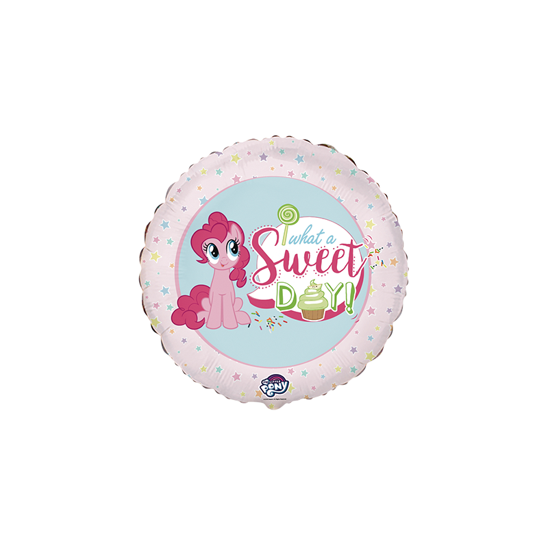 Folinis balionas "Ponis"/Sweet day (FX/18" 45 cm/Supakuota) - 1