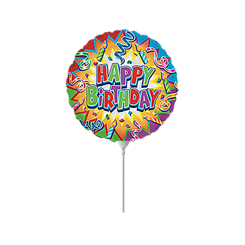 Mini folinis bal. "HB žvakės" (FX14" 23 cm.) - 1