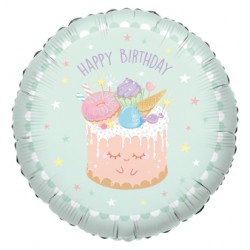 Folinis balionas "HB mėtinis tortas" (17" 43 cm.) - 1
