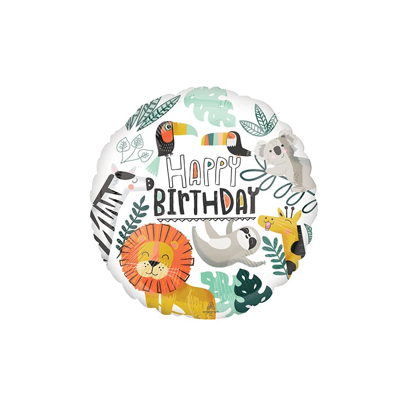 Folinis balionas "HB safari" (18" 43 cm.) - 1