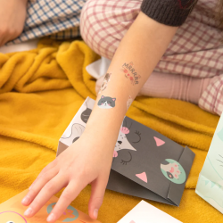 Vienkartinės tatuiruotės "Katytės" (23 vnt.) - 4