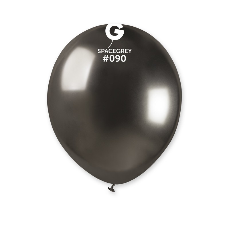 Pilki chrome balionai (100 vnt./13cm.) - 1