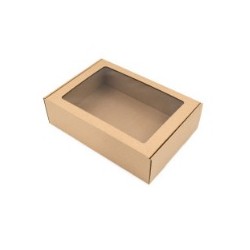Dėžutė su langeliu / natūrali (1 vnt./305x215x85 mm.) - 1