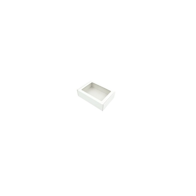 Dėžutė su langeliu / balta (1 vnt./305x215x85 mm.) - 1
