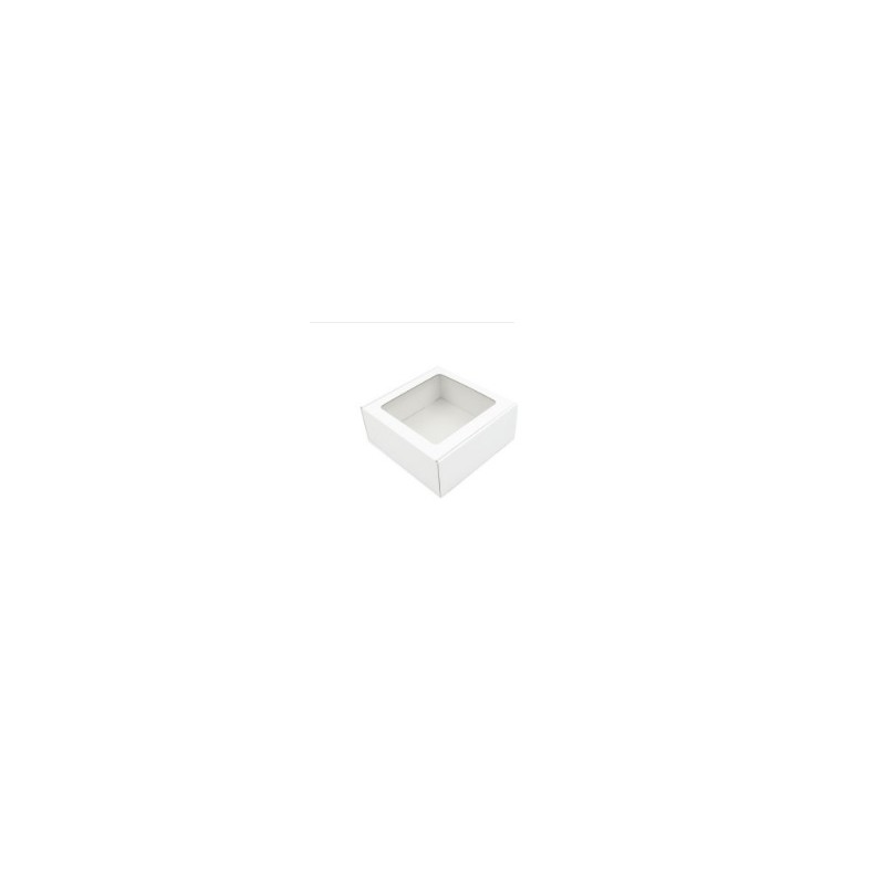 Dėžutė su langeliu / balta (1 vnt./220X220X90 mm.) - 1