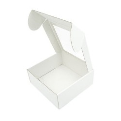 Dėžutė su langeliu / balta (1 vnt./220X220X90 mm.) - 2