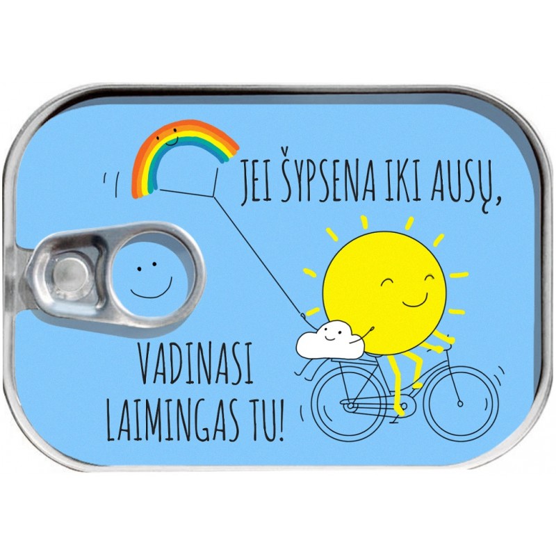Skardinė dėžutė pinigams /Iki ausų (1 vnt.) - 1