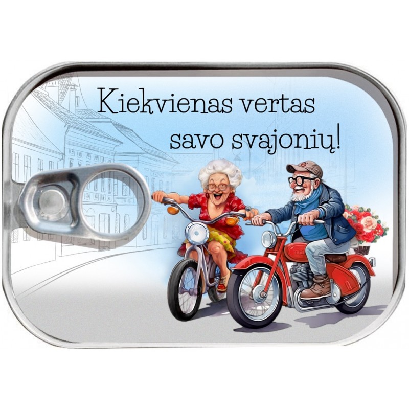 Skardinė dėžutė pinigams/Vertas svajonių (1 vnt.) - 1