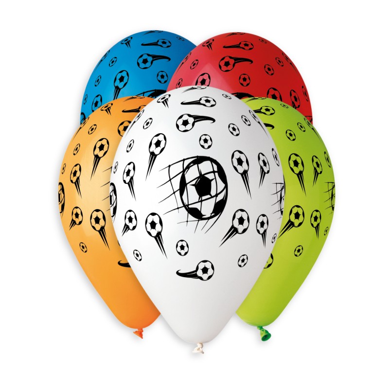 Gum. balionai "Futbolas" (10 vnt. 33 cm) - 1