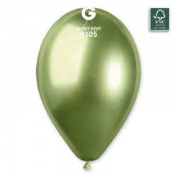 Guminiai "CHROME" balionai / kivis (5 vnt./33 cm.) - 1