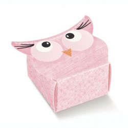 Mini dėžutė "Rožinė pelėda"