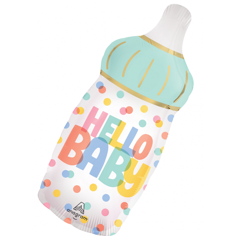 Fol. balionas "Buteliukas Hello Baby" (28" 71 cm.) - 1