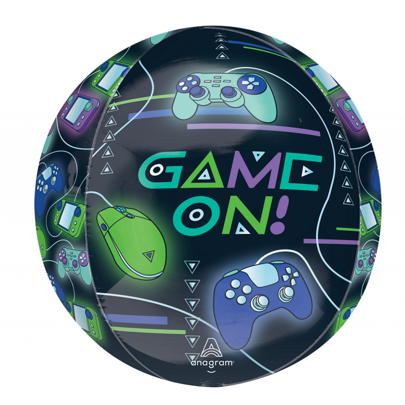 Orbz. balionas "Game on!" (38 cm. x 40 cm.) - 1