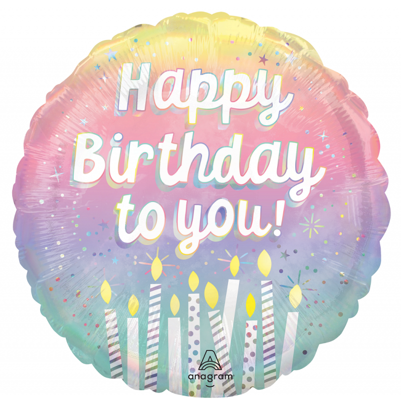Folinis balionas "HB to you!" (18" 43 cm.) - 1