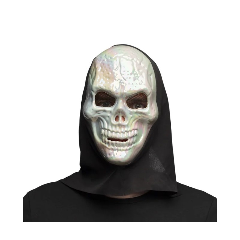 Veido kaukė "Skeletas su gobtuvu" (1 vnt.) - 2