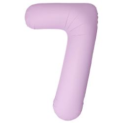 Folinis balionas "Skaičius 7"/rožinis (34" 86 cm.) - 1