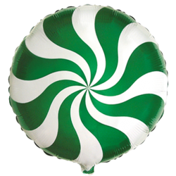 Folinis balionas "Saldainis" / žalias (48 cm.) - 1