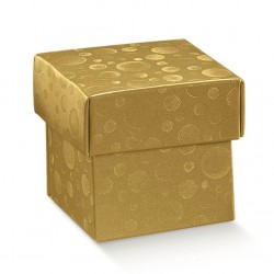 Dėžutė "Burbulai" / auksinė