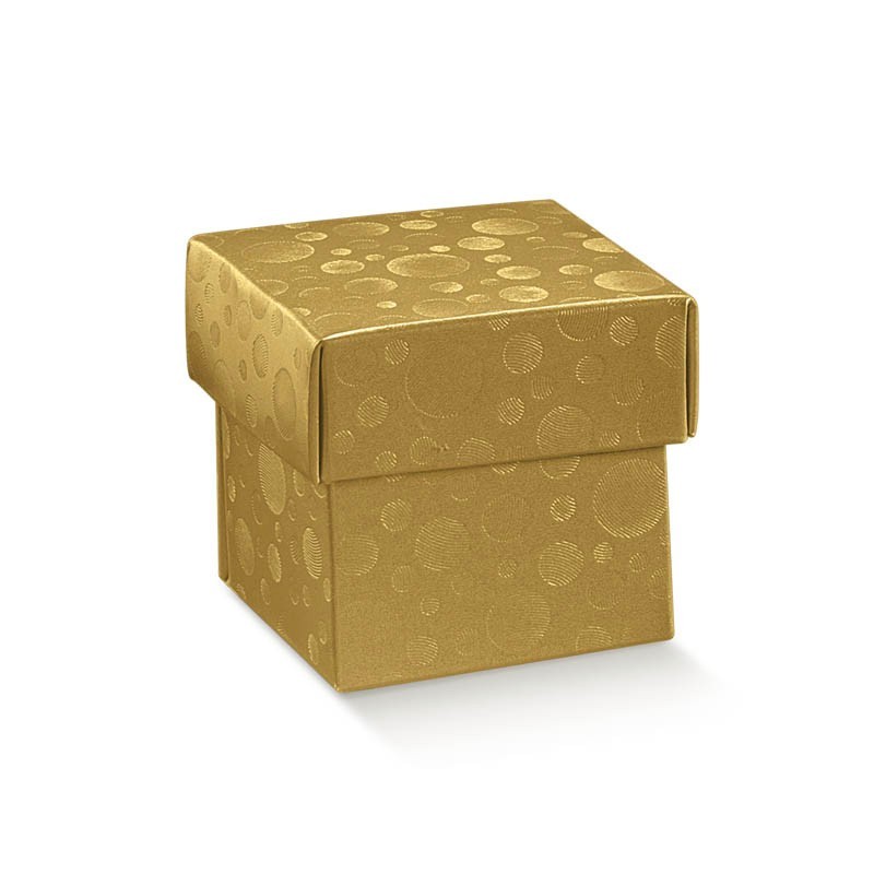 Dėžutė "Burbulai" / auksinė