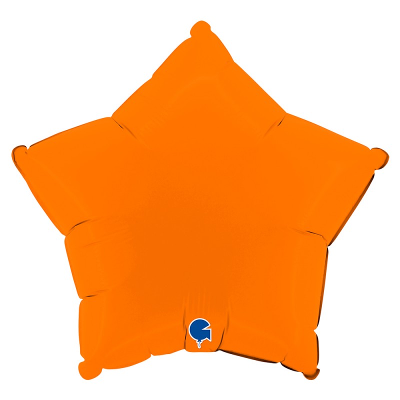 Folinis balionas "Žvaigždė"/Oranžinė (18" 46 cm.) - 1