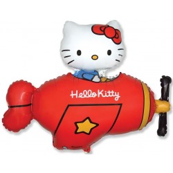 Folinis balionas "Hello Kitty"/raudonas (FX24" 67x49 cm./Supakuota) - 1
