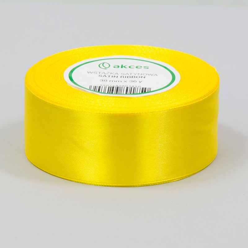Medžiaginė juostelė / geltona (38 mm x 32 m.) - 1