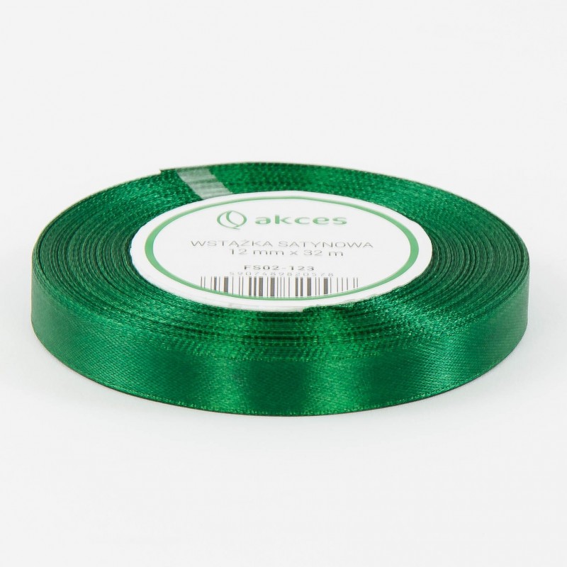 Medžiaginė juostelė / t.žalia (12 mm x 32 m.) - 1