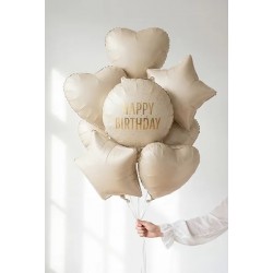 Folinis balionas "HB kreminis" (35 cm) - 2