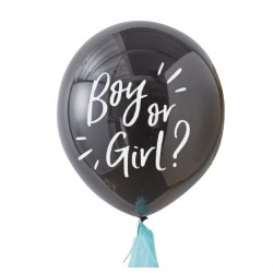Guminis balionas "Boy or girl" / melsvas (1 vnt./+/-90 m.) - 1