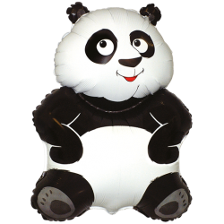 Folinis balionas "Panda" (FX24" 83x56 cm./Supakuota) - 1