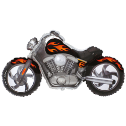 Fol. balionas "Motociklas"/ juodas (24FX/Supakuota) - 1