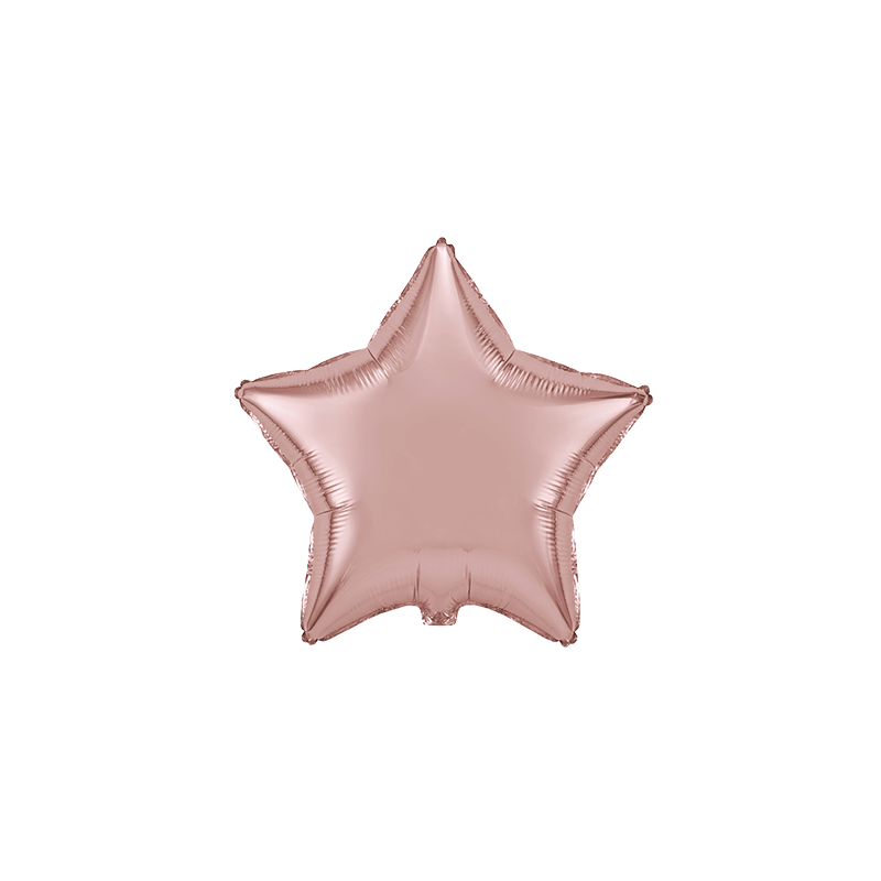 Folinis balionas "Žvaigždė"/Rose Gold (FX/18" 48 cm./Supakuota) - 1
