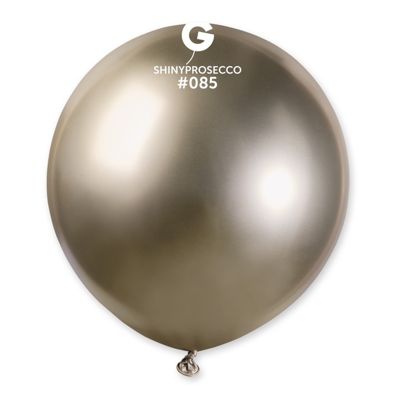 Chrome Prosecco guminiai balionai (5 vnt./48cm.) - 1