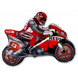 Fol. balionas "Motociklininkas"/raudonas (FX24" 70x84 cm./Supakuota) - 1
