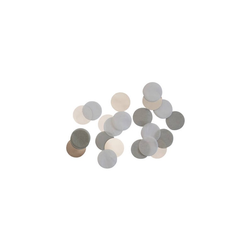 Konfeti "Pilki-balti rutuliukai" (15 g) - 1