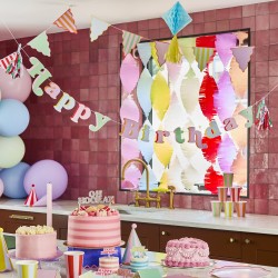 Dekoracija "Happy birthday"/spalvota (2 m.) - 1