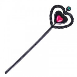 Burtų lazdelė / juoda (1vnt./24 cm.) - 1