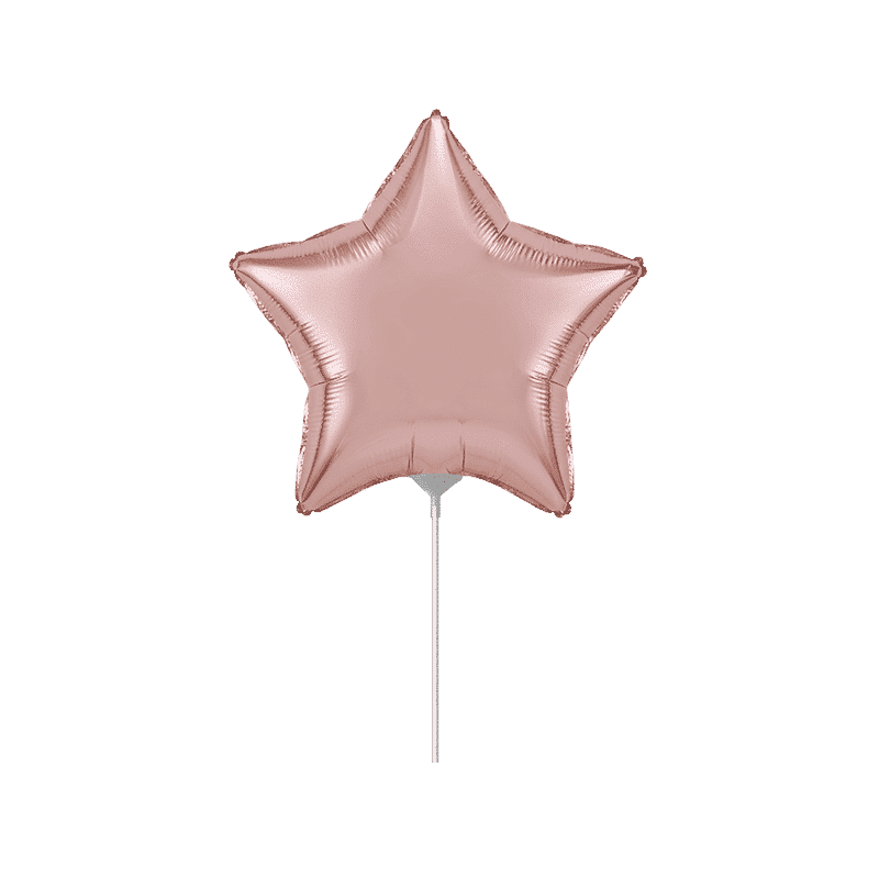 Folinis balionas "Žvaigždė"/ Rose Gold (FX/9" 23 cm.) - 1