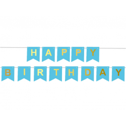 Dekoracija "Happy birthday"/melsva (5 m.) - 1