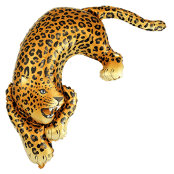 Folinis balionas "Leopardas" (FX24" 108x75 cm./Supakuota) - 1