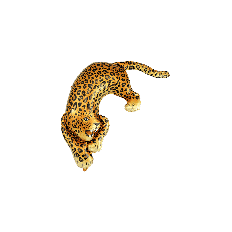 Folinis balionas "Leopardas" (FX24" 108x75 cm./Supakuota) - 1