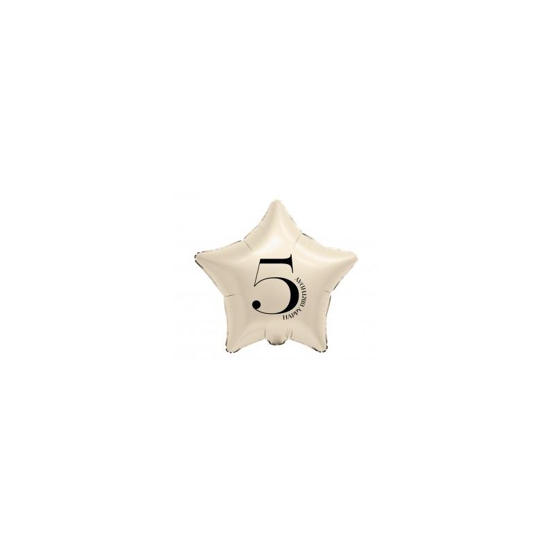 Folinis balionas "Žvaigždė 5" (18" 43 cm) - 1