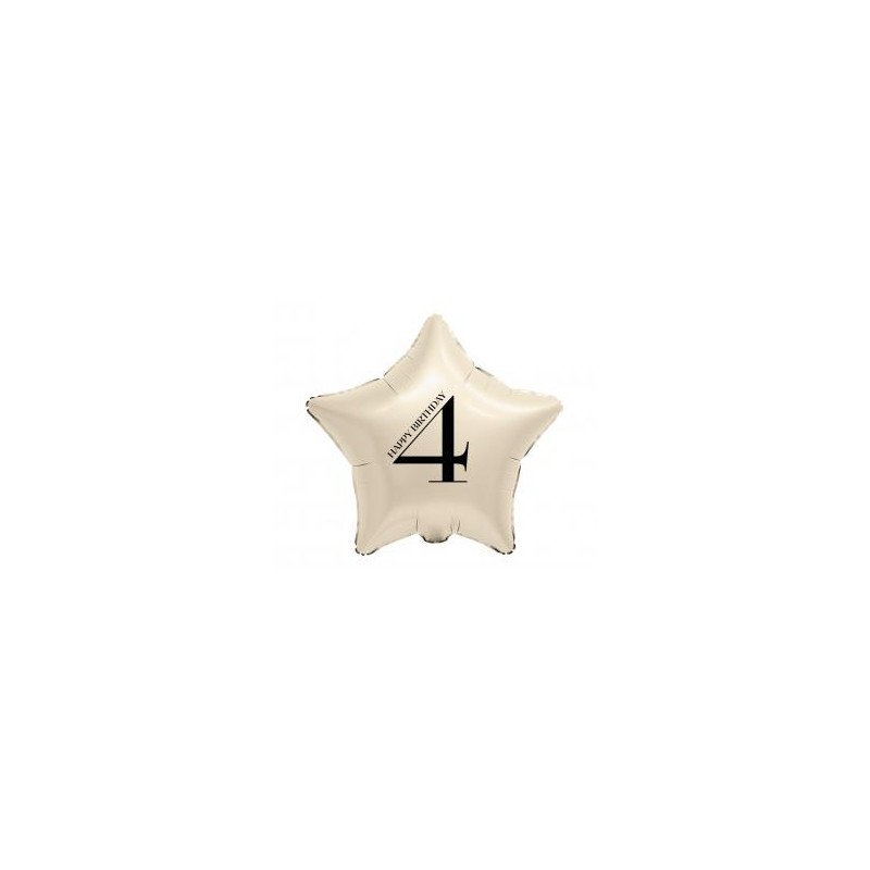 Folinis balionas "Žvaigždė 4" (18" 43 cm) - 2