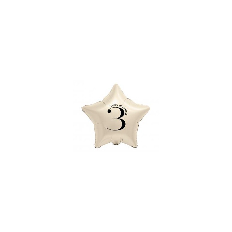 Folinis balionas "Žvaigždė 3" (18" 43 cm) - 1