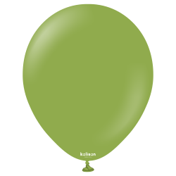Pasteliniai balionai  "Matcha" (100 vnt./13 cm./Kalisan) - 1