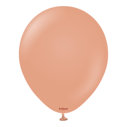 Pasteliniai balionai  "Clay Pink" (100 vnt./13 cm./Kalisan) - 1