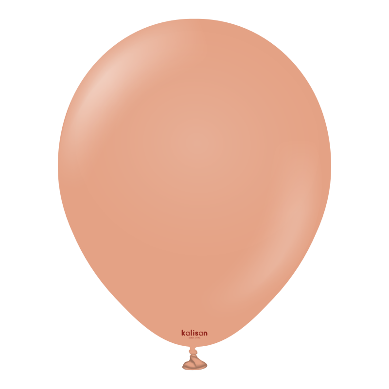 Pasteliniai balionai  "Clay Pink" (100 vnt./13 cm./Kalisan) - 1