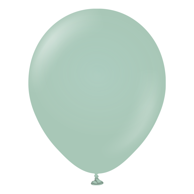 Pasteil. balionas  "Retro Winter Green" (1 vnt./46 cm./Kalisan) - 1