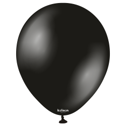 Perlamutriniai balionai  "Onyx Black" (50 vnt./28 cm./Kalisan) - 1